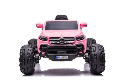 Elektrické auto Mercedes DK MT950 4x4 na akumulátor světle růžové