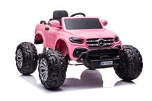 Elektrické auto Mercedes DK MT950 4x4 na akumulátor světle růžové