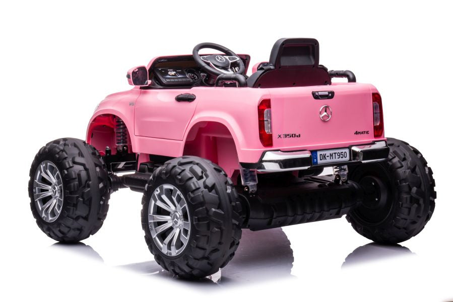 Elektrické auto Mercedes DK MT950 4x4 na akumulátor světle růžové