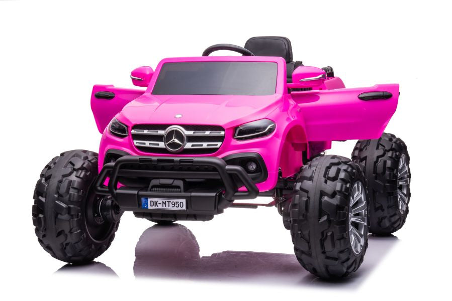 Elektrické auto Mercedes DK MT950 pro děti – růžové Barbie