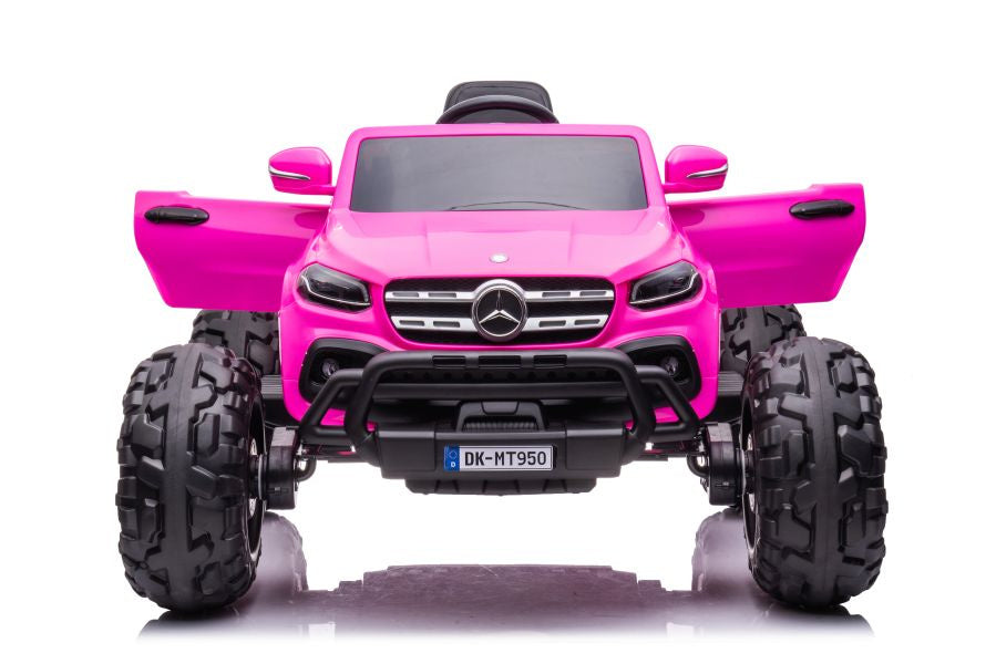 Elektrické auto Mercedes DK MT950 pro děti – růžové Barbie