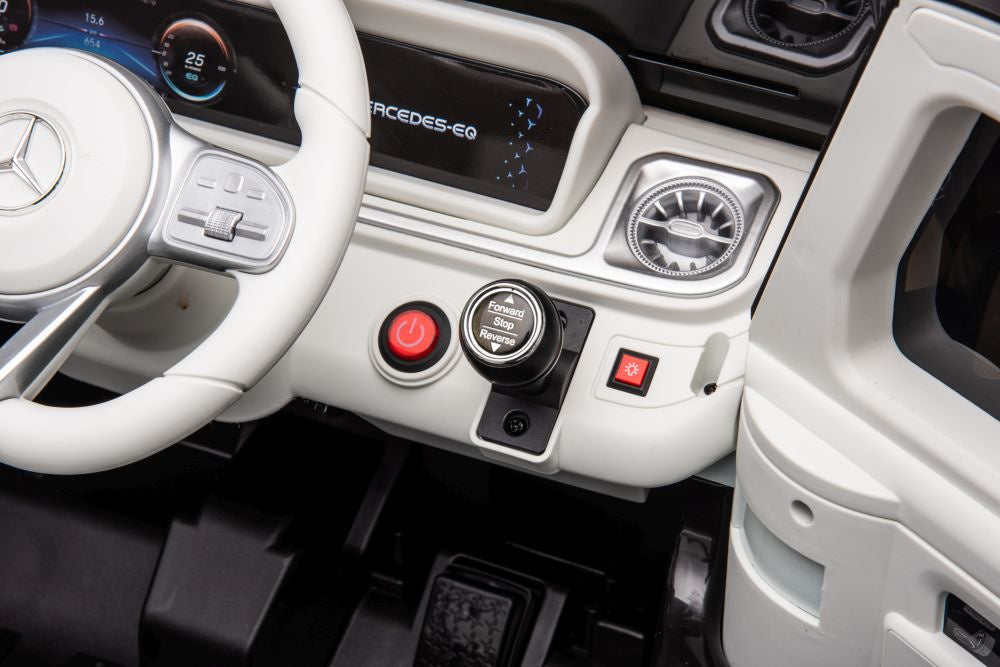 Elektrické auto Mercedes EQG 4x4 s dálkovým ovládáním – černé