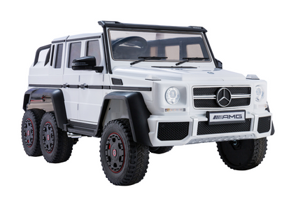 Elektrické auto Mercedes G63 6x4 24V – dětské vozítko | bílé