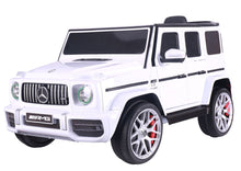 Elektrické auto Mercedes G63 na akumulátor bílé – S306-1