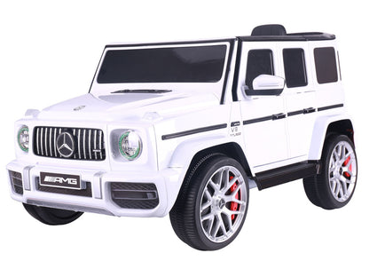 Elektrické auto Mercedes G63 na akumulátor bílé – S306-1