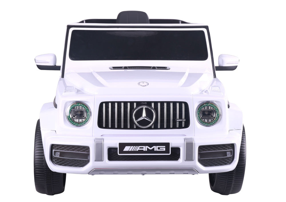 Elektrické auto Mercedes G63 na akumulátor bílé – S306-1