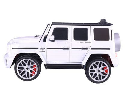 Elektrické auto Mercedes G63 na akumulátor bílé – S306-1