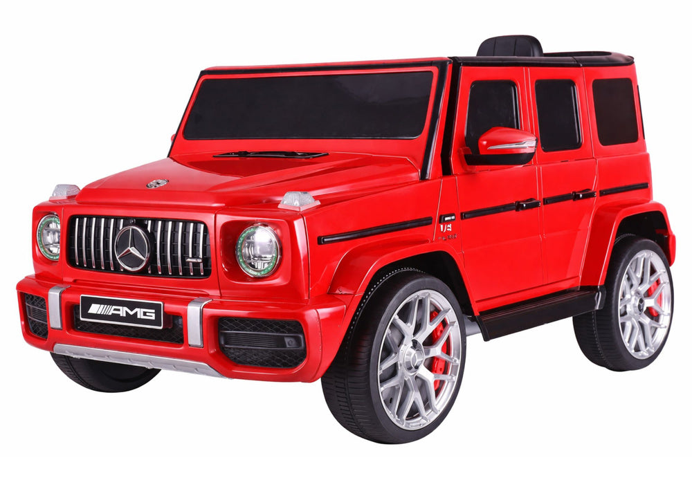 Elektrické auto Mercedes G63 na akumulátor – červené