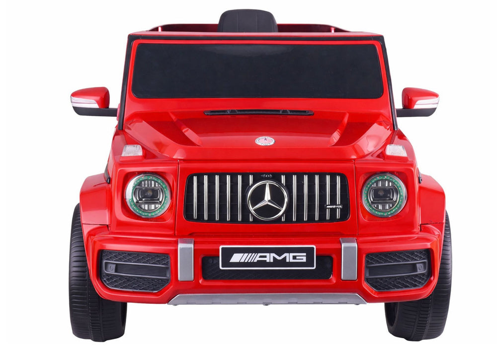 Elektrické auto Mercedes G63 na akumulátor – červené