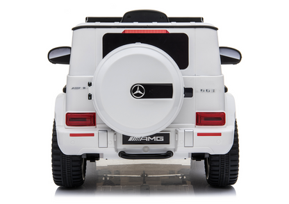 Elektrické auto Mercedes G63 s akumulátorem bílé