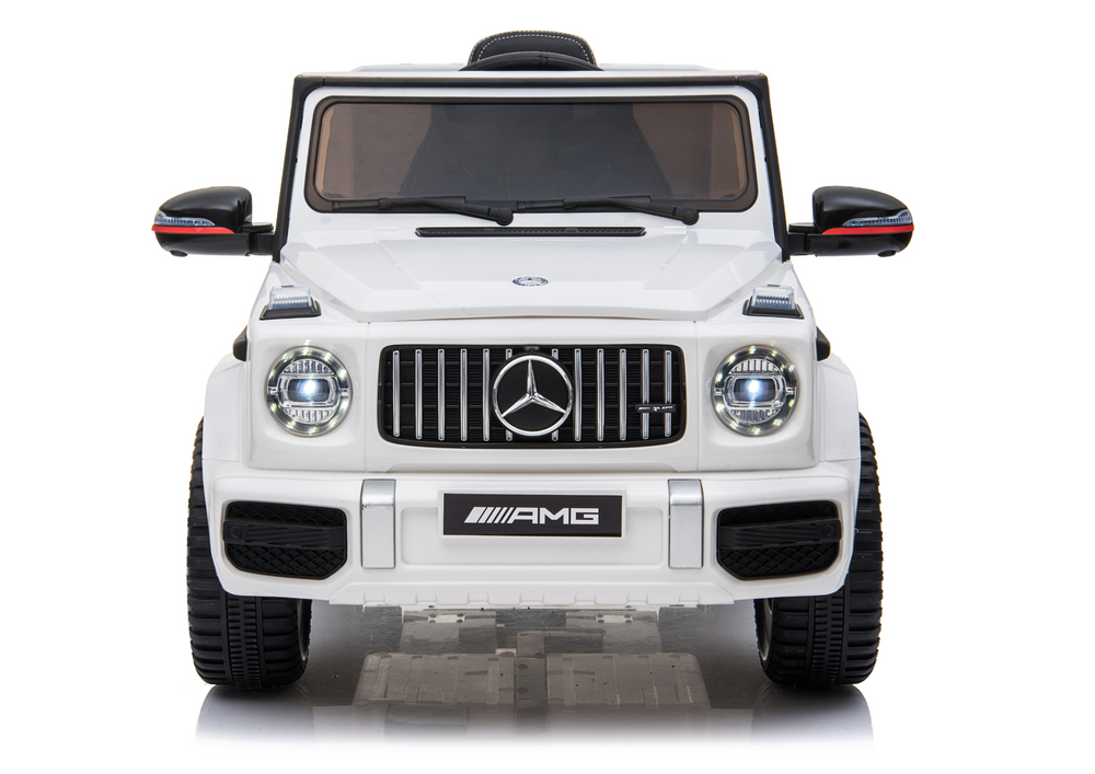 Elektrické auto Mercedes G63 s akumulátorem bílé