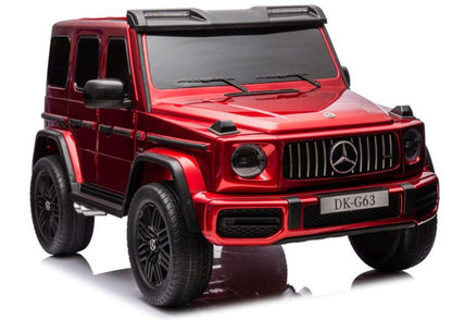 Elektrické auto Mercedes G63 XXL červené 24V pro děti