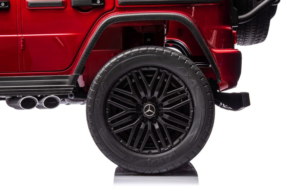 Elektrické auto Mercedes G63 XXL červené 24V pro děti