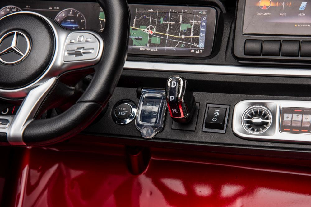 Elektrické auto Mercedes G63 XXL červené 24V pro děti