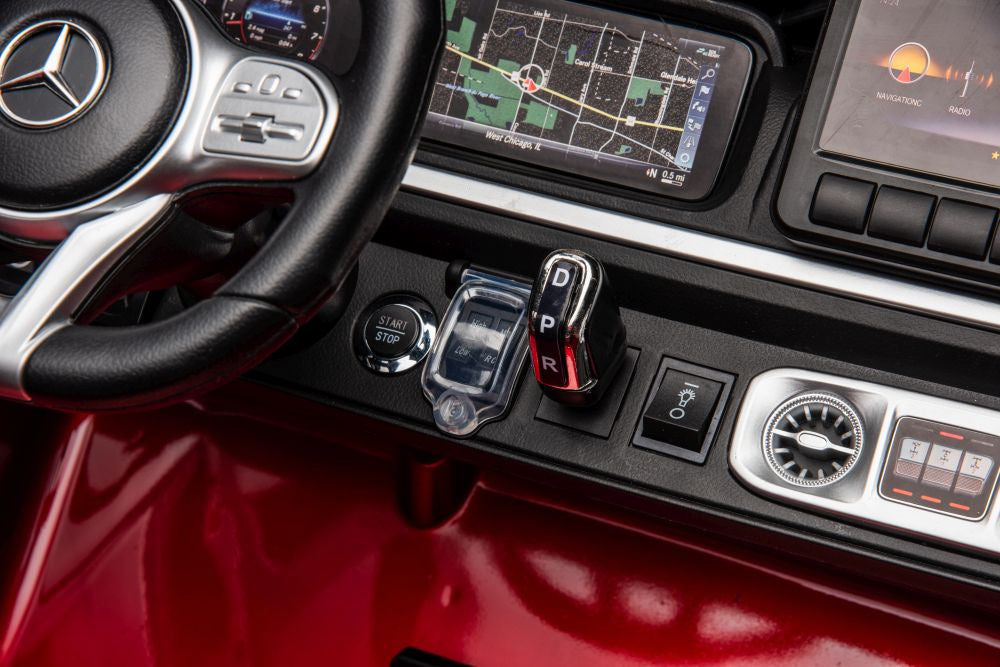Elektrické auto Mercedes G63 XXL červené 24V pro děti