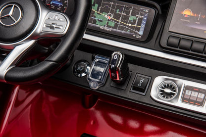 Elektrické auto Mercedes G63 XXL červené 24V pro děti