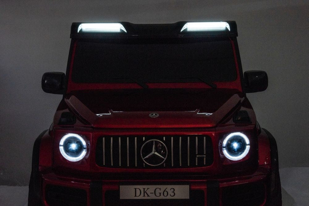 Elektrické auto Mercedes G63 XXL červené 24V pro děti
