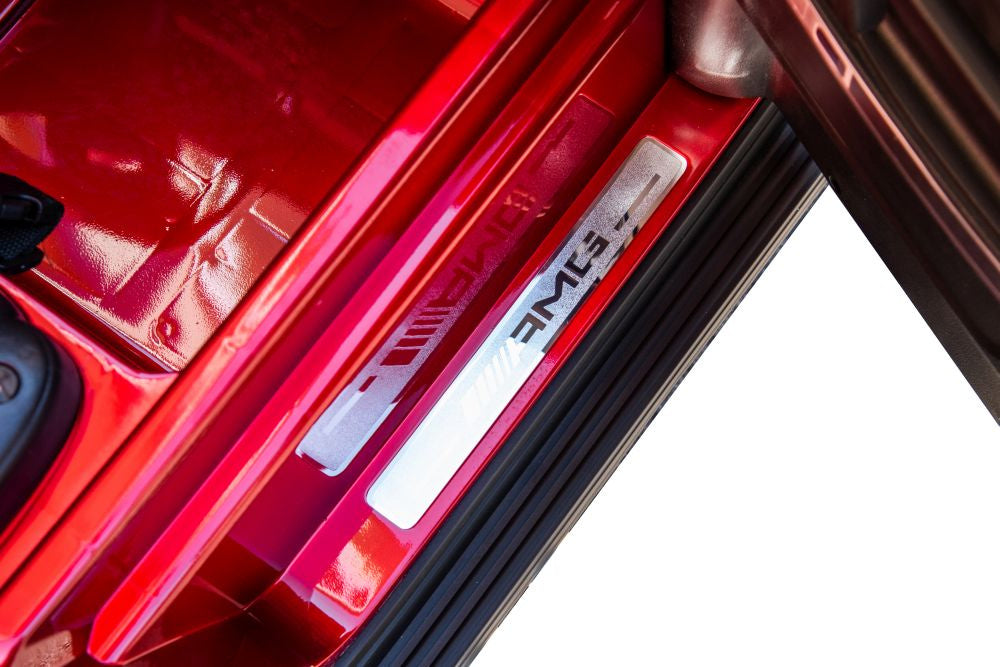 Elektrické auto Mercedes G63 XXL červené 24V pro děti