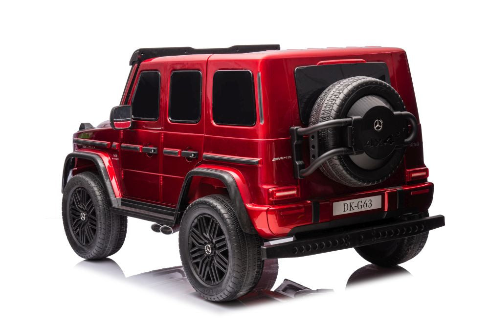 Elektrické auto Mercedes G63 XXL červené 24V pro děti