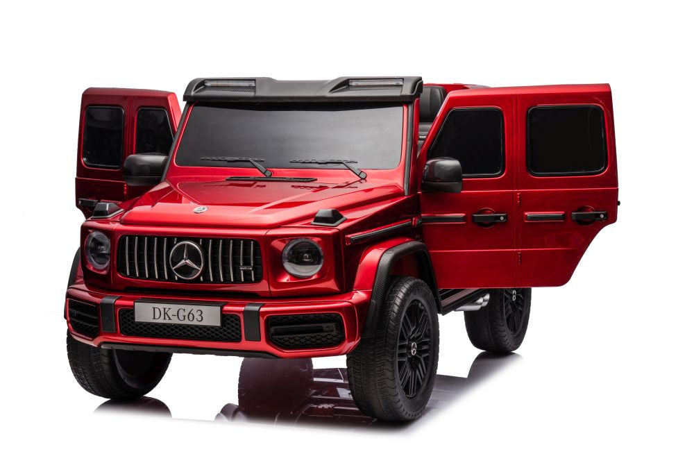 Elektrické auto Mercedes G63 XXL červené 24V pro děti
