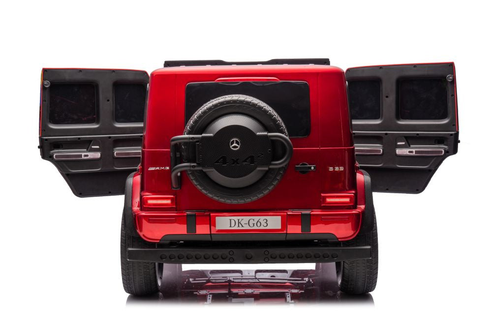 Elektrické auto Mercedes G63 XXL červené 24V pro děti