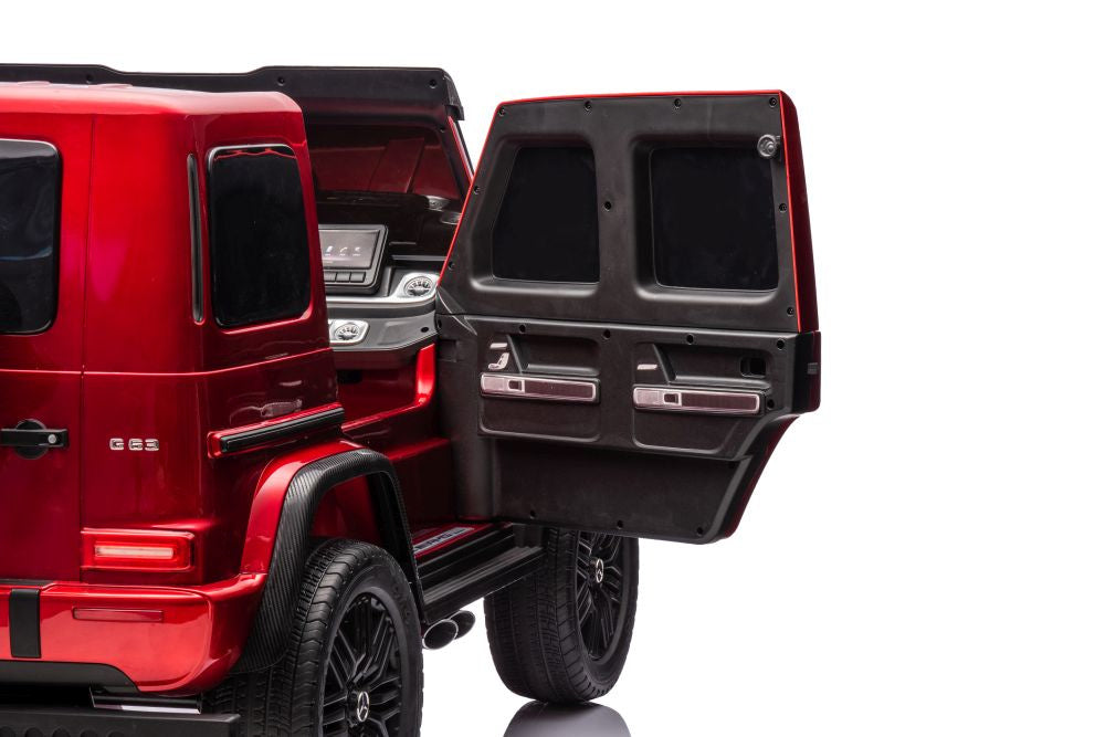 Elektrické auto Mercedes G63 XXL červené 24V pro děti