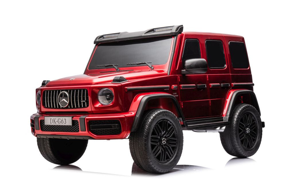 Elektrické auto Mercedes G63 XXL červené 24V pro děti