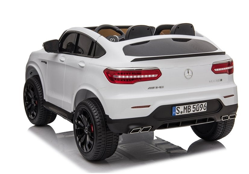 Elektrické auto Mercedes GLC 63S dvoumístné s dálkovým ovládáním bílé
