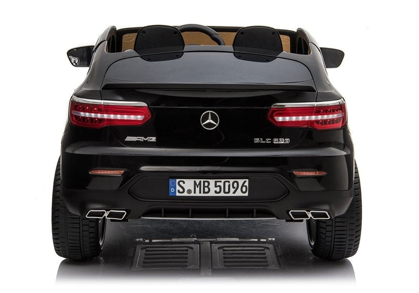 Elektrické auto Mercedes GLC 63S dvoumístné s dálkovým ovládáním černé