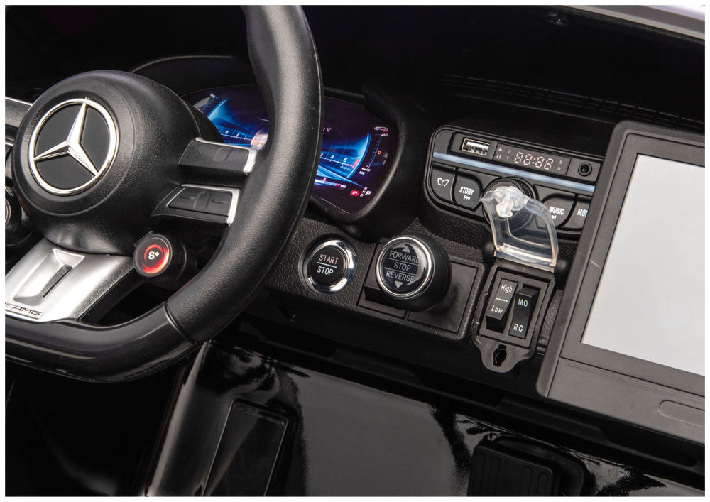 Elektrické auto Mercedes GT63 AMG 24V lakované černé – DK-GT63