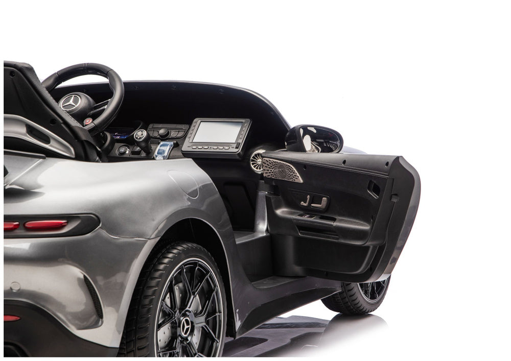 Elektrické auto Mercedes GT63 AMG 24V pro děti – šedé