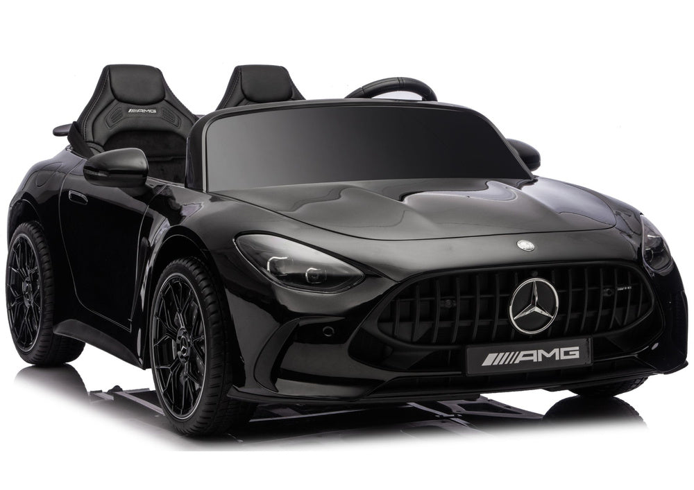 Elektrické auto Mercedes GT63 AMG 24V s tichým motorem – černé