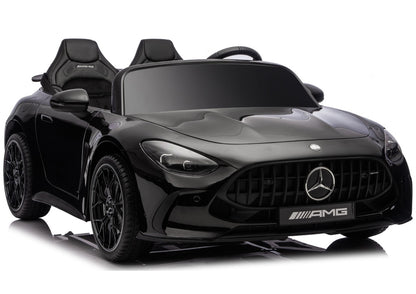 Elektrické auto Mercedes GT63 AMG 24V s tichým motorem – černé