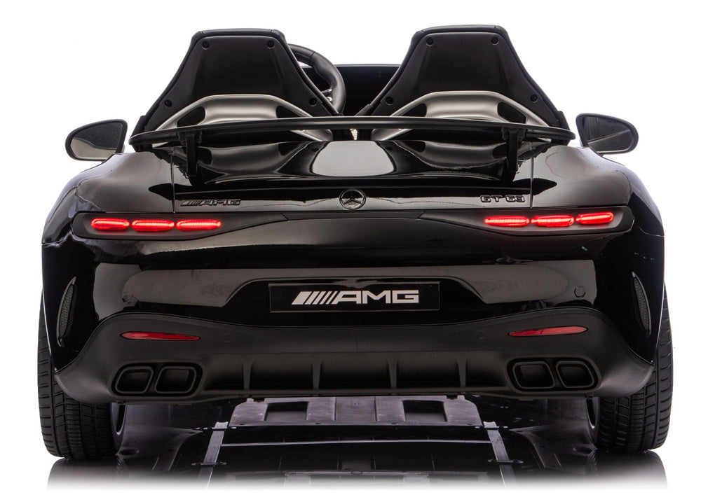 Elektrické auto Mercedes GT63 AMG 24V s tichým motorem – černé