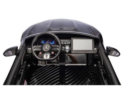 Elektrické auto Mercedes GT63 AMG 24V s tichým motorem – černé