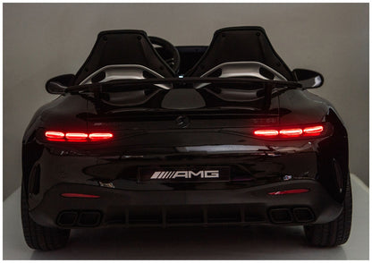 Elektrické auto Mercedes GT63 AMG 24V s tichým motorem – černé