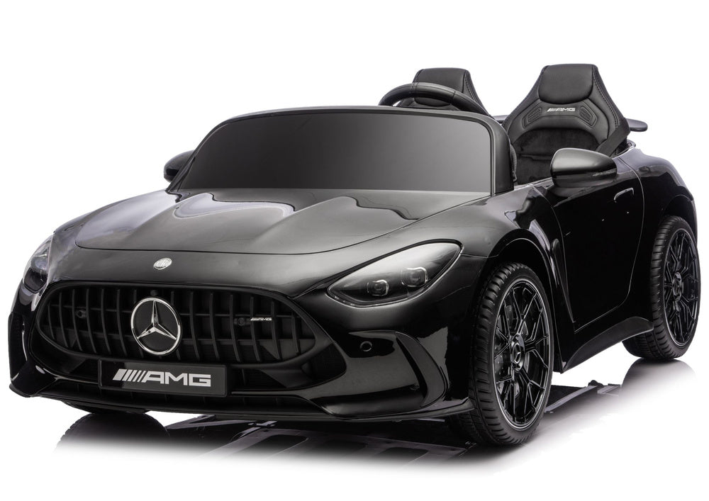 Elektrické auto Mercedes GT63 AMG 24V s tichým motorem – černé