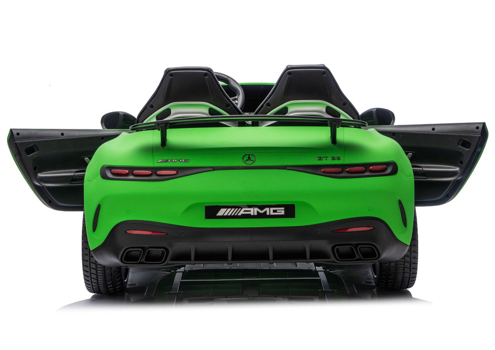 Elektrické auto Mercedes GT63 AMG 24V s tichým motorem – matově zelené