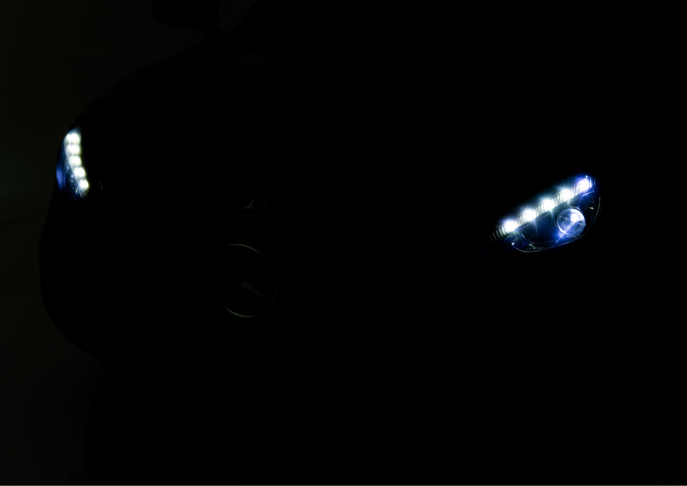 Elektrické auto Mercedes GTR s dálkovým ovládáním černé