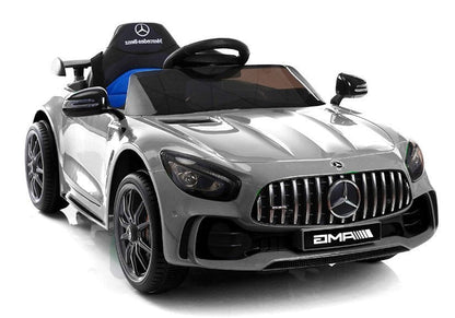 Elektrické auto Mercedes GTR – s dálkovým ovládáním | stříbrné