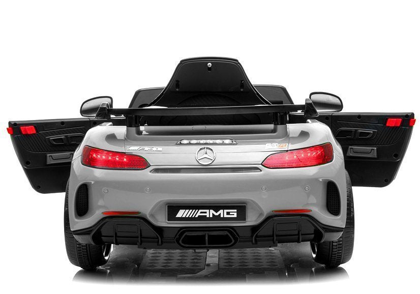 Elektrické auto Mercedes GTR – s dálkovým ovládáním | stříbrné