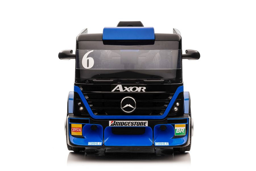 Elektrické auto Mercedes s návěsem a LCD displej – XMX622B modré