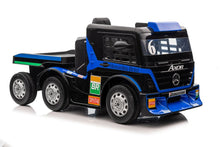 Elektrické auto Mercedes s návěsem a LCD displej – XMX622B modré