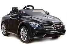 Elektrické auto Mercedes S63 AMG lakované černé