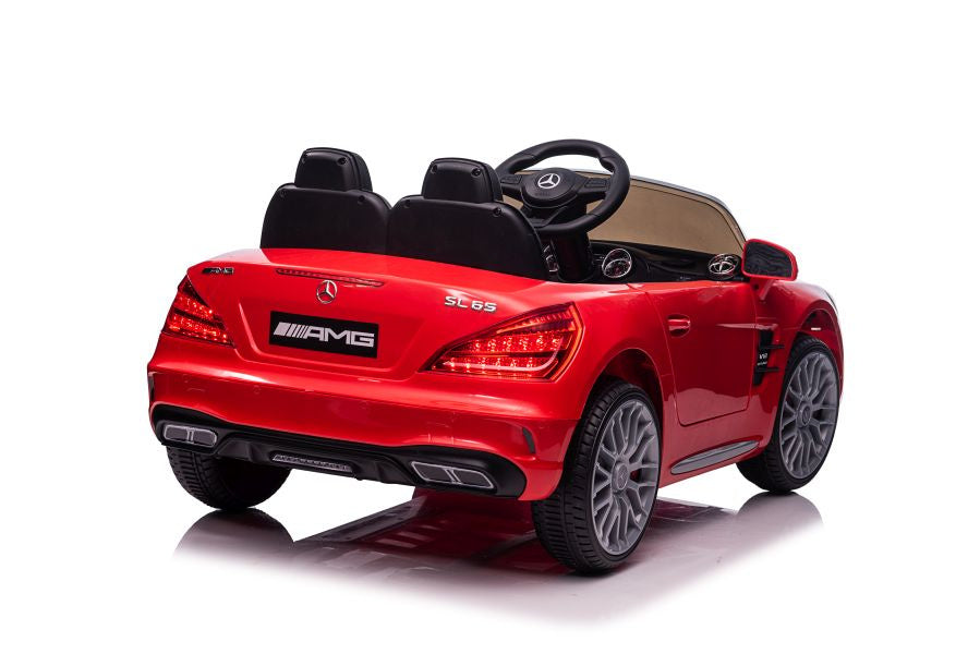 Elektrické auto Mercedes SL65 S s LCD displej červené lakované