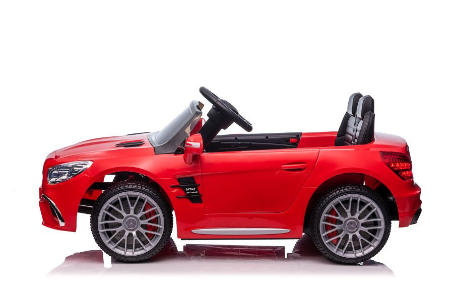 Elektrické auto Mercedes SL65 S s LCD displej červené lakované