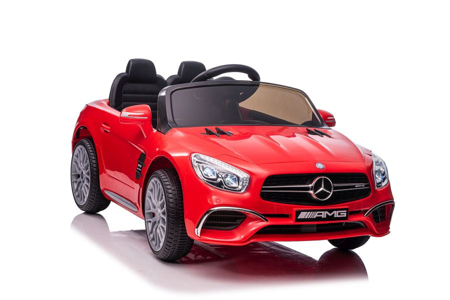 Elektrické auto Mercedes SL65 S s LCD displej červené lakované