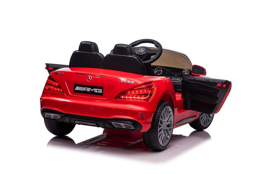 Elektrické auto Mercedes SL65 S s LCD displej červené lakované