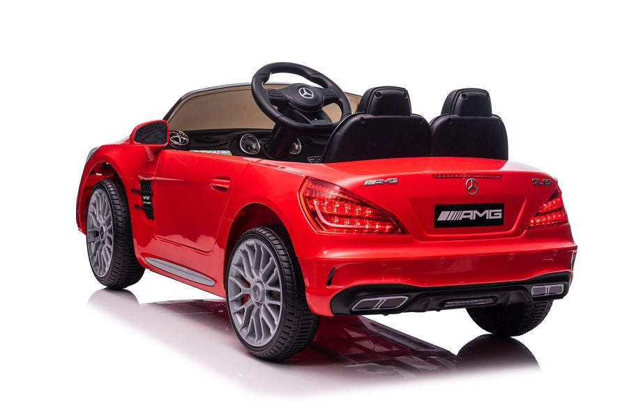 Elektrické auto Mercedes SL65 S s LCD displej červené lakované