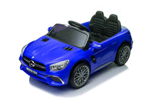Elektrické auto Mercedes SL65 S s LCD displejem modré lakované
